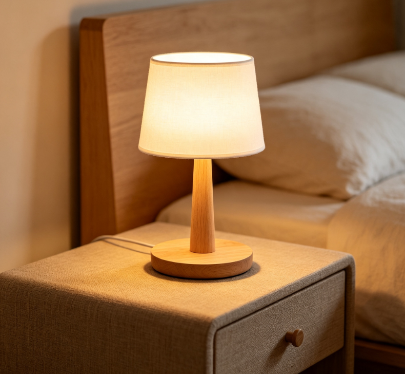 Nordic Style Wooden Sleep Lamp