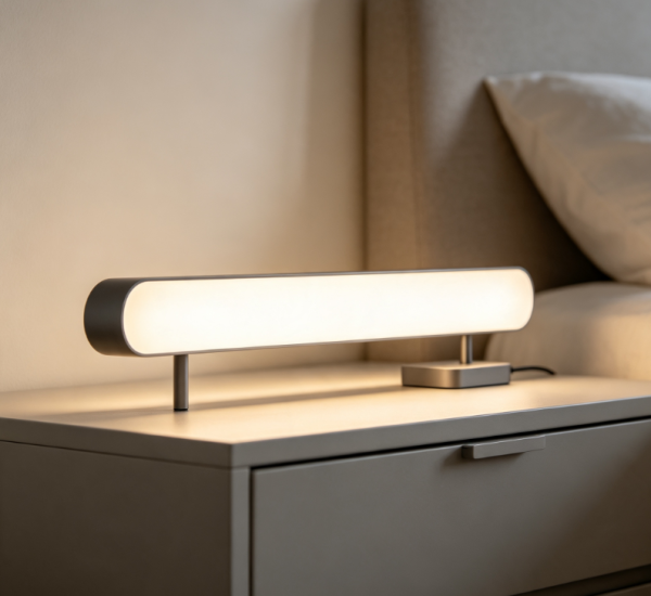 Double Layer Transparent Bubble Glass Art Sleep Lamp – Affordable Luxury Bedroom Ambient Table Lamp