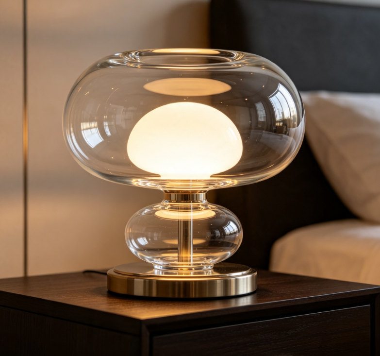 L Shaped Smart Multifunctional Sleep Lamp – Wireless Charging Bedside Ambient Table Lamp Image 2